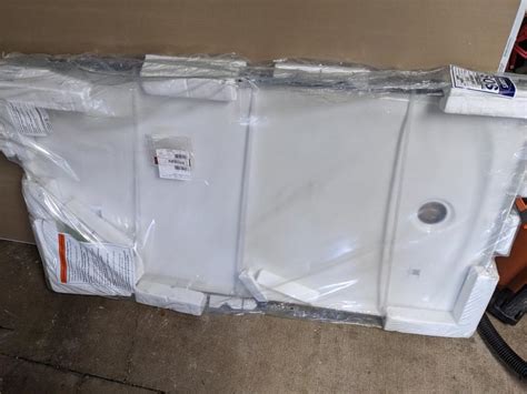 KOHLER Ballast 32-in W x 60-in L White Threshold Shower Pan Base with 1 ...