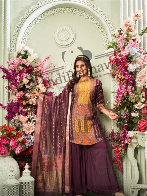 Hand Embroidered Jafa Style Coord Set | Punjabi Elegance from Jalandha ...