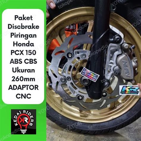 Jual Paket Discbrake Piringan Honda PCX 150 ABS CBS Ukuran 260mm Adpt ...