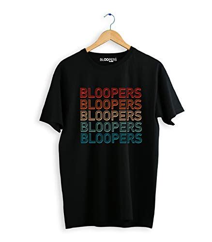 Buy BLOOPERS Men's Cotton Half Sleeve Round Neck Multiple Printed T ...
