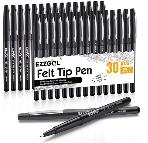 Black Felt Tip Pens