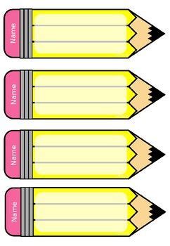 Large Pencils - Writing Goals By Rallibelly image and visual related ...