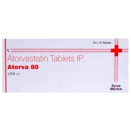 Atorva 80 Tablet | Uses, Side Effects, Price | Apollo Pharmacy
