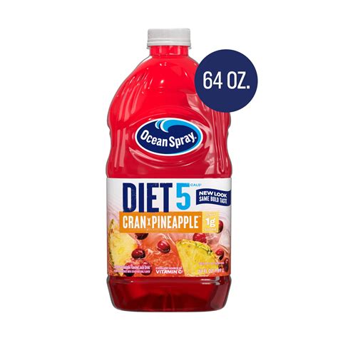 Ocean Spray® Diet Cran-Pineapple™ Cranberry Pineapple Juice Drink, 64 ...