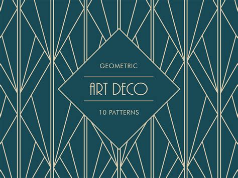 Free Download: Art Deco Geometric Patterns :: Behance