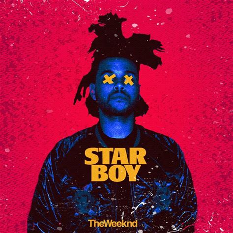 "Starboy" by The Weeknd | Album cover art, Cool album covers, Rap album ...
