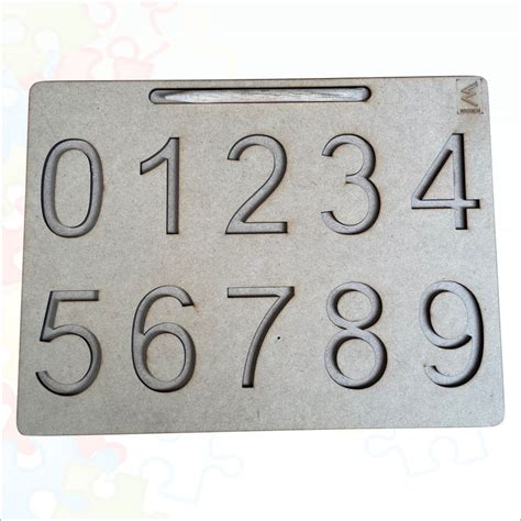 Wooden Number 1-10 Tracing board- 12*9 inch for kids – Wissen Products