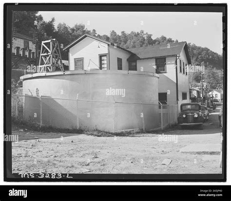 Water purification in sedimentation Black and White Stock Photos ...