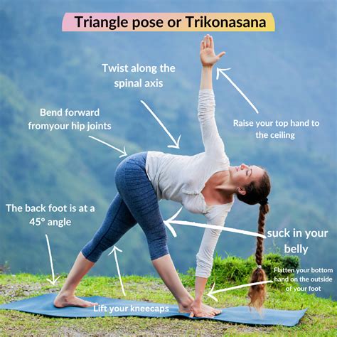 Triangle pose yoga {Trikonasana } - Steps & Benefits | - Yoga Benefits ...