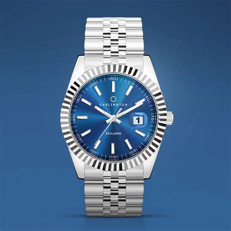 Exclusive 8811 Steel Blue Gents Analog Watch