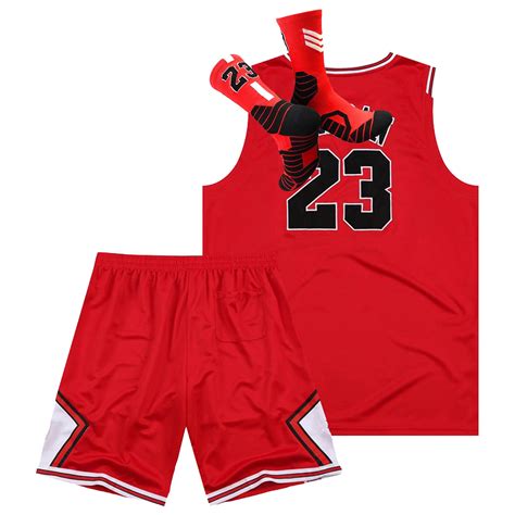 Youth Basketball Jersey No. 23 Jordan Jersey For Boys Classic ...