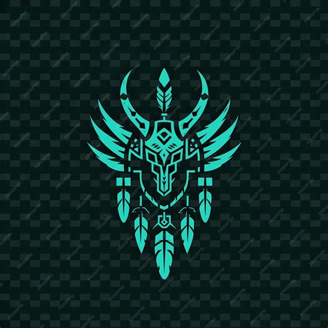 Premium PSD | Mystical Shaman Society Crest With Animal Totems and ...