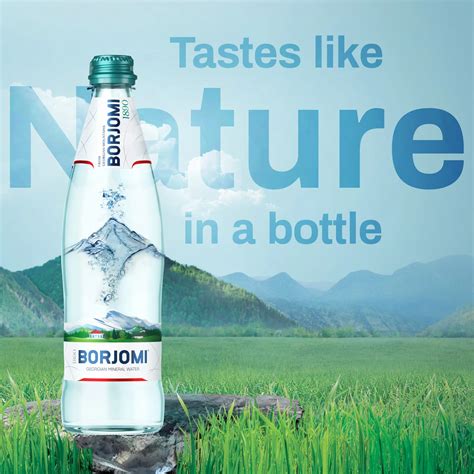 Borjomi - Sparkling Mineral Water in a Glass Bottle | 500ml - EuropaFoodXB