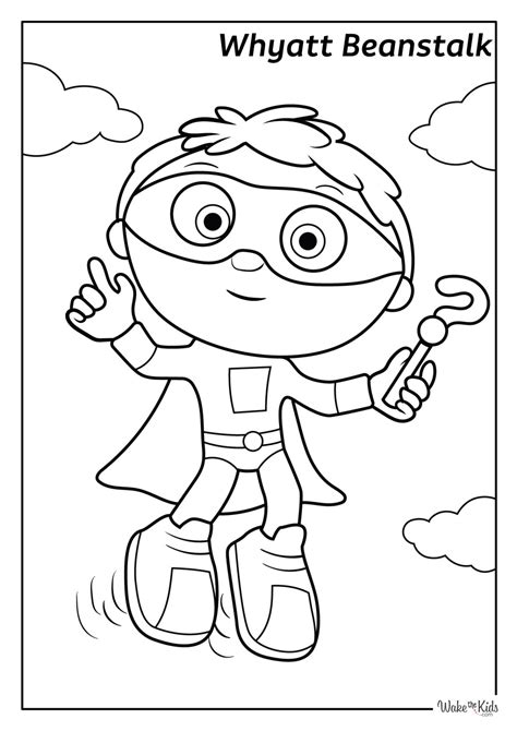 Super Why! Coloring Pages (Free Printable PDFs) | WakeTheKids