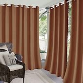 Cortina de privacidad impermeable para exteriores, cortinas corredizas ...