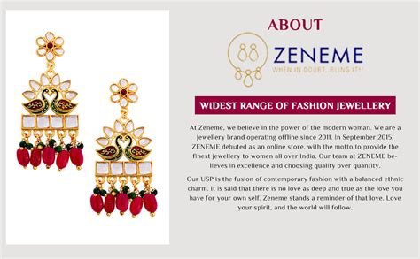 Buy ZENEME Jewellery Set Gold Plated Long Necklace Hyderabadi Design ...