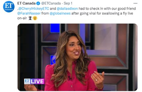 加拿大女主持播新闻时误吞苍蝇：在我喉咙深处扑腾，卡在那了