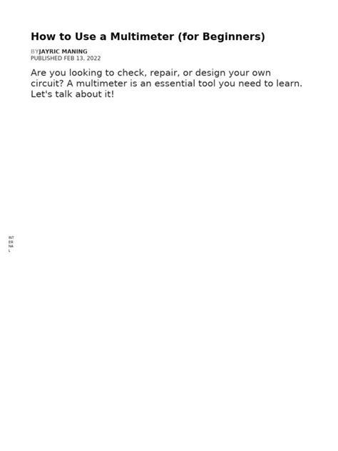 Image result for Multimeter Conductance