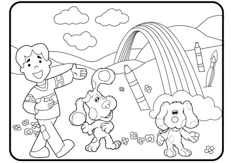 Printable Blues Clues Coloring Pages [2025]