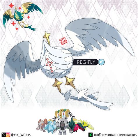 Pokemon Regi Flying Type by VIKworks on DeviantArt