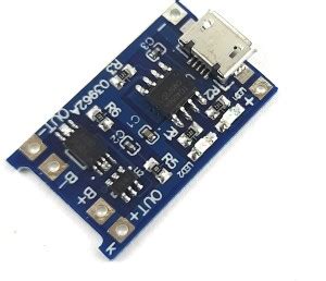 TechInfo 1 Pics TP4056 Micro USB 5V 1A Lithium Battery Charging Module ...