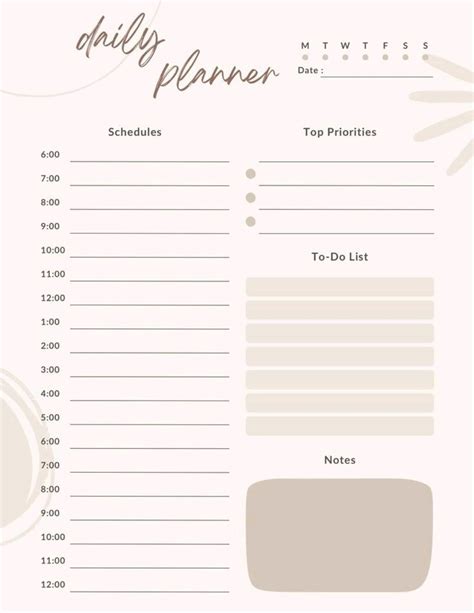 Good Notes Daily Planner Template 的图像结果