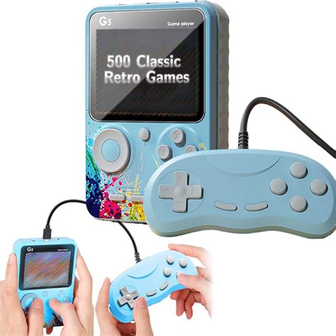 Buy SAMIQU Rechargeable Retro Handheld Game Console - Retro Game Player ...
