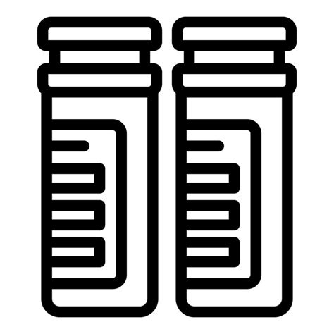 Fizzing powder vitamin icon outline vector sugar aid fizz aspirin ...