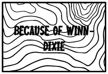 BECAUSE OF WINN-DIXIE, Grade 3 Literature Coloring Pages school ...