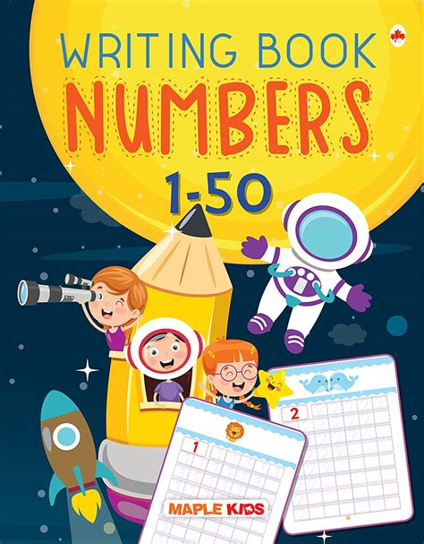 Numbers Writing Book 1-50 (Practice) - Learn and Practice - Numbers 1 ...