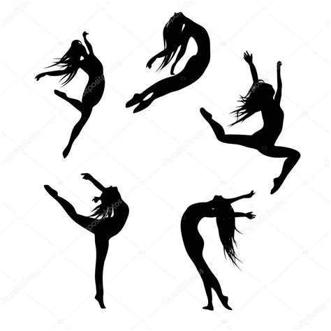 Dance Jump Silhouette