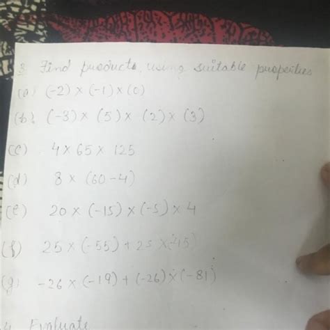 Please write step by step and properties - Brainly.in