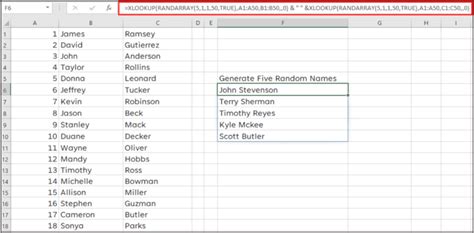 Random Name Generator Excel 的图像结果