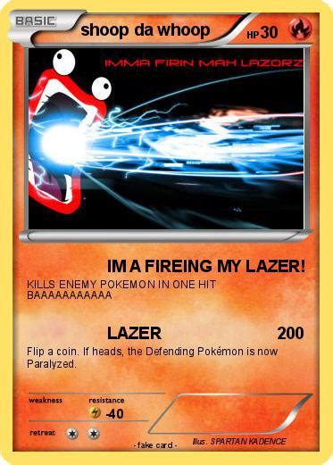 Pokémon shoop da whoop 962 962 - IM A FIREING MY LAZER! - My Pokemon Card