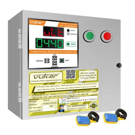 Vukar TPA-O: Best Three Phase Starter for Openwell / Monoblock with ...