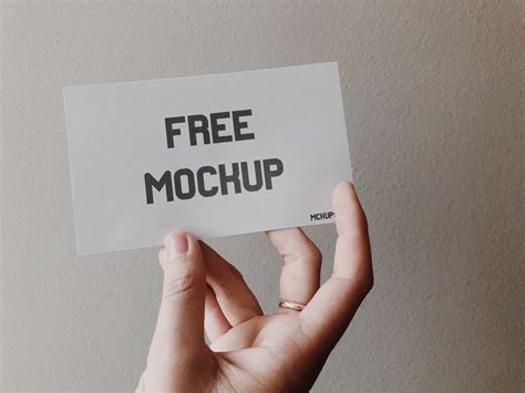 Free Business Card Mockup
