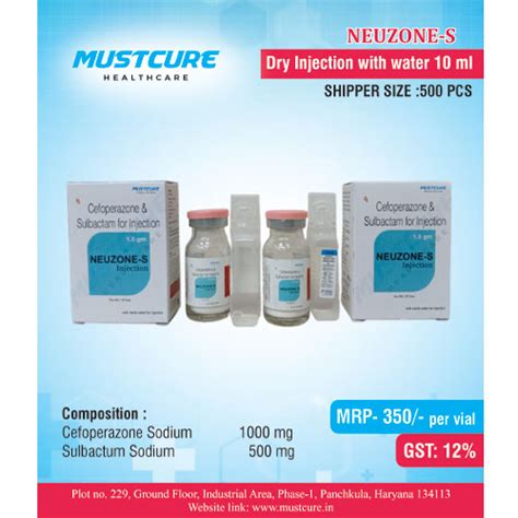 NEUZONE-S 1.5 INJECTION Mustcure Healthcare LLP
