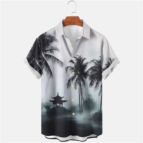 cllios Beach Shirts for Men Short Sleeve Summer Beach Tshirts Funny ...