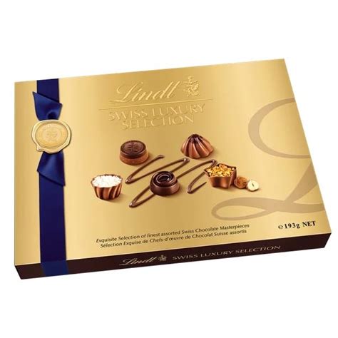 Lindt Swiss Luxury Selection Assorted Chocolates, Chocolate Gift Box ...