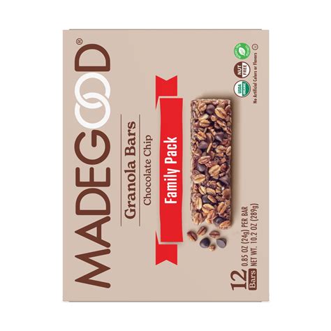 MadeGood Chocolate Chip Granola Bars Family Pack Best Deals and Price ...