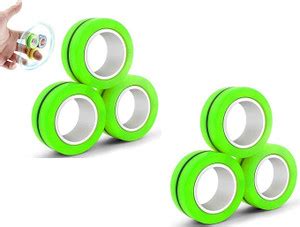 cartpanda Magnetic Rings Toys Magical Finger Spinning Toy Spinner ...