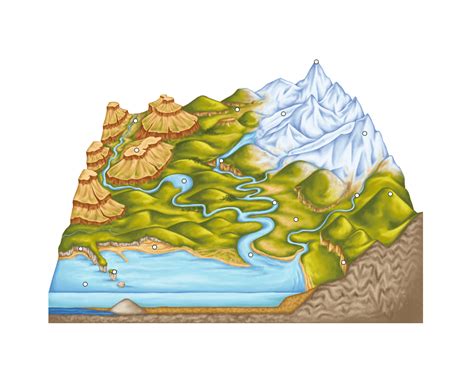 Geography Landforms Map 的图像结果