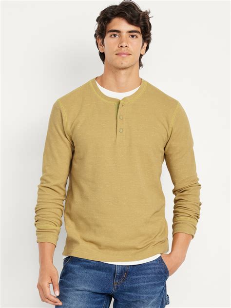 Men's Long Sleeve Henleys | Old Navy