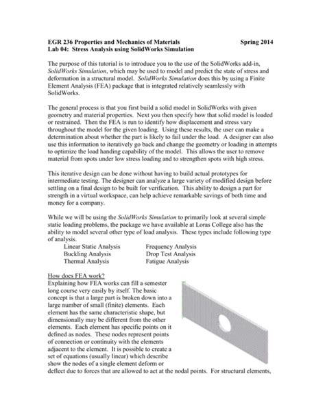 SolidWorks Stress Analysis Tutorial 的图像结果