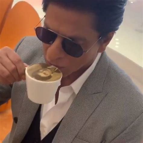 Shah Rukh Khan shares a video sipping coffee which leaves fans guessing ...