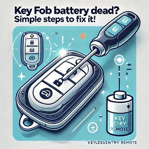 How to Change a Car Key Fob Battery: A Step-by-Step Guide - Keyless Entry Remote