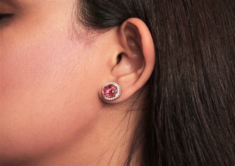 Chromatic Solitaire Stud Earrings For Her | Orionz Jewels
