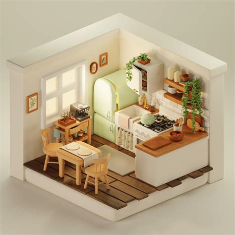 Image result for How to Make 3D Kitchen Design