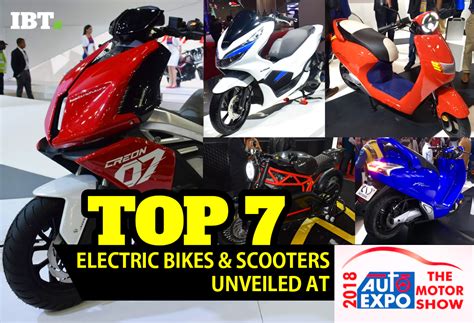 Auto Expo 2018: Top 7 electric bikes and scooters unveiled - IBTimes India