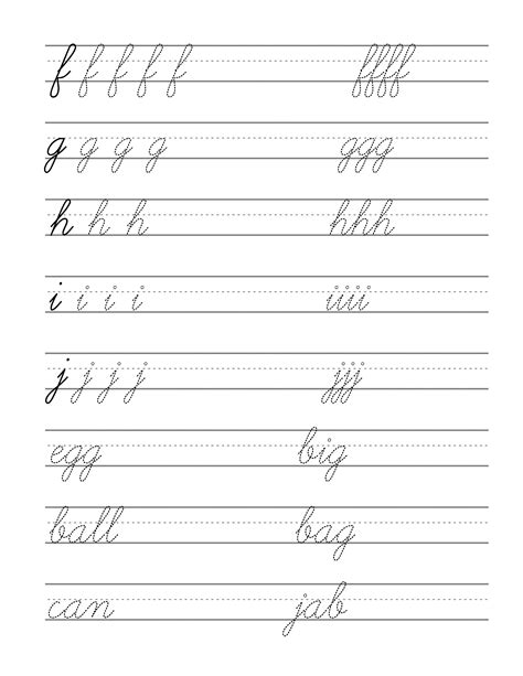 Image result for Cursive Writing Patterns